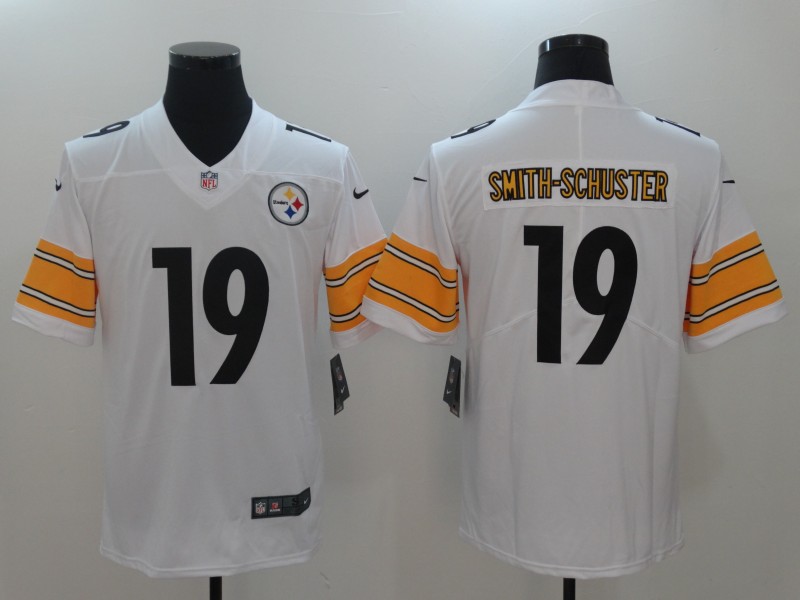 Men Pittsburgh Steelers #19 Smith-Schuster White Nike Vapor Untouchable Limited NFL Jerseys